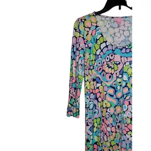 Lilly Pulitzer Women's Dress Ariana Asymmetrical Swing Gypsy Jungle Colorful XS‎ thumbnail 3