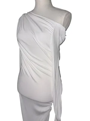 SNDYS Reyna Maxi Dress in White Medium New Womens Long Gown thumbnail 6