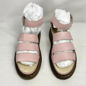 Dr Martens Clarissa Chunky Leather Sandals In Bubblegum Pink Womens Sz 10 EU 42 thumbnail 2