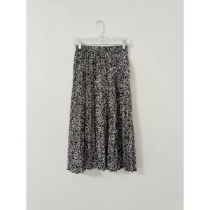 A New Day Leopard Print Pleated Midi Skirt XS Animal Print thumbnail 2
