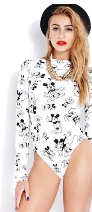 Disney X Forever 21 Mickey Mouse bodysuit thumbnail 1