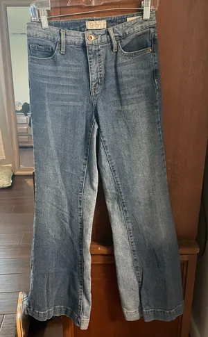 Wide Leg Flare Jeans thumbnail 1
