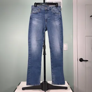 AG Adriano Goldschmied Women’s Mari Medium Wash Slim Straight Leg Jeans Size 29 thumbnail 2