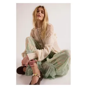 FREE PEOPLE Intimately Forever Young Velvet Bloomer Whimsy Burnout Pants Size XS thumbnail 5