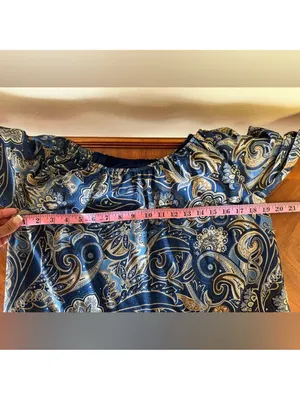 Alice + Olivia Cari Mosaic Paisley Flowy Sleeve Off The Shoulder Mini Dress Sz M thumbnail 7