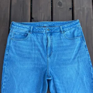 American Eagle Jeans Mom Jean Light‎ Wash Blue Denim Strigid Size 18 thumbnail 3