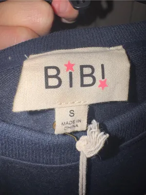 BiBi Navy Sweatshirt with Red and White 'GAME DAY' Appliqué thumbnail 4