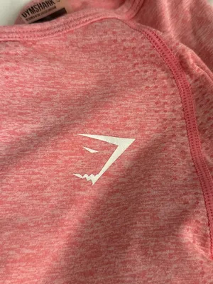 Gymshark Vital Seamless 2.0 Long Sleeve Crop Top Orange M thumbnail 5