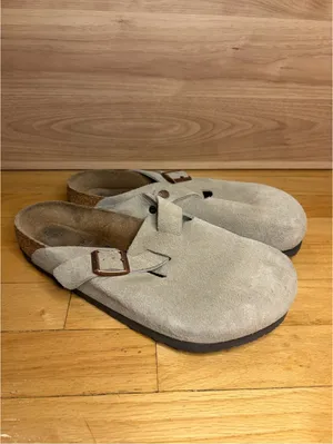 Birkenstock Boston Soft Footbed Suede Clogs - Size 42 thumbnail 2