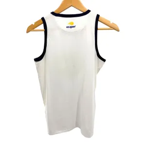 Polo Ralph Lauren US Open 2021 Tennis Ball Graphic Ringer Tank Top Size S White thumbnail 6