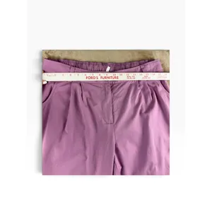 Halara Purple 100% Cotton Pleated High Waisted Jogger Pants XL Streetwear NWT thumbnail 5