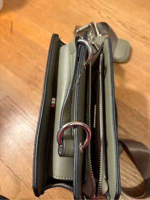 Steve Madden Olive Box-Style Crossbody with Logo Plaque thumbnail 4