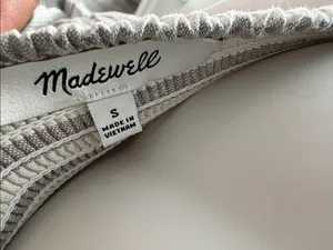 Madewell Cotton Hemp Stripe Tiered Maxi Dress thumbnail 8