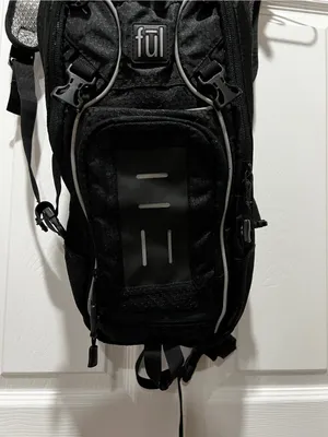 FUL Unisex Multi Sport Hydration Cargo Black With Hydration bladder plastic bag thumbnail 9