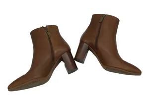 Aquatalia Florita Leather Ankle Boots - Brown - 8.5 thumbnail 9