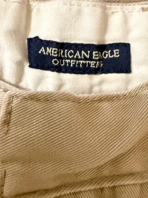 American‎ Eagle Tan Khaki Chino Shorts Women’s Size 6 Casual Summer Preppy thumbnail 3