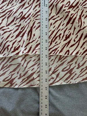 Abercrombie & Fitch Animal Print Zeba Satin Midi Skirt Women’s XS Cream Brown thumbnail 8