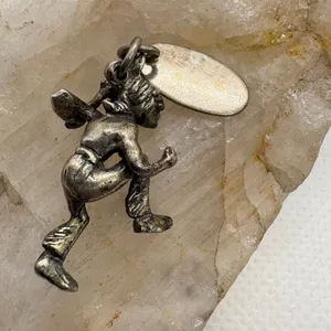 Vintage Sterling Silver Stanton Hall Natchez Running Native American Charm 3.96g thumbnail 4