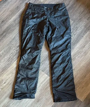 Columbia Black Fleece Lined Winter Snow Pants Size 6 thumbnail 1