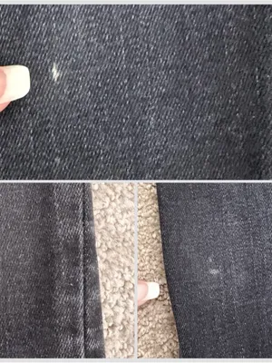 J Crew Washed Out Black Raw Hem Button Fly 9” Billie Demi Boot Cut Crop Jeans 27 thumbnail 13