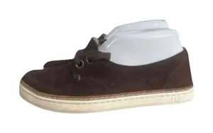 Ugg Carilyn Women Brown Leather Shoes Size 5 Suede Lace Up Casual Shoes Comfort thumbnail 1