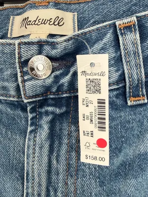 NWT Madewell The Low Slung Taper Jeans thumbnail 7