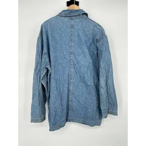 Vintage Denim & Co. Womens Zip Barn Jacket Coat‎ Cowgirl Barn Chore Wear Shirt S thumbnail 5