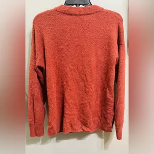 Madewell Bartlett V-Neck Pullover Knit Brown‎ Women's Size Small thumbnail 3
