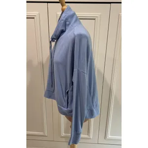 Sweaty Betty Harmonise Luxe Fleece Sweatshirt Coast Blue Sweater Size US‎ 14 thumbnail 6