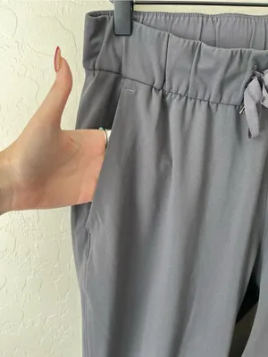 Lululemon On the Fly Athletic Athleisure Pants Joggers Dark Shadow Grey Size 8 thumbnail 6