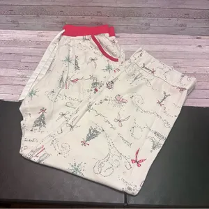 Victoria's Secret Women’s Pajama Bottoms with Pink and White XS thumbnail 1