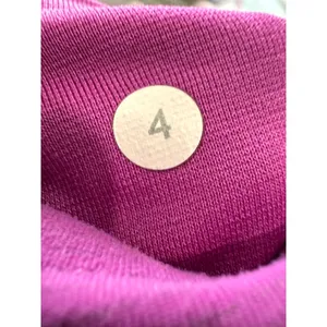 Lululemon Purple Crop Leggings‎ Size 4 Mesh Detail Athletic Activewear thumbnail 5