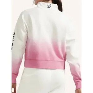 Peloton 1/4‎ Zip Ombré Sweatshirt Women's Size XL Athleisure thumbnail 3