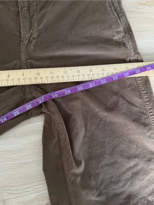Carve‎ Designs 8 Straight Leg Pants Brown Mid Rise Organic Cotton thumbnail 9