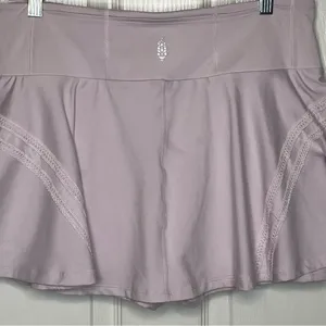 Free People Movement Pleats And Thank You Tennis Skort Sz XL Violet Frost thumbnail 9