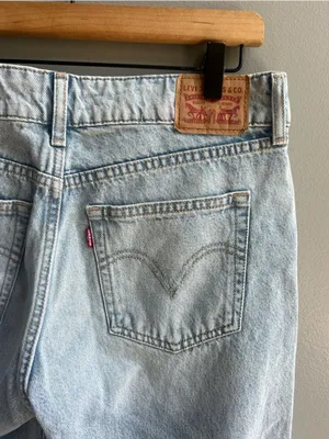 Levi’s Superlow Loose Fit Wide Leg 100% Cotton Light Wash Jeans Size 30 thumbnail 10
