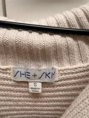 Boutique Over Sized Sweater Tan thumbnail 4