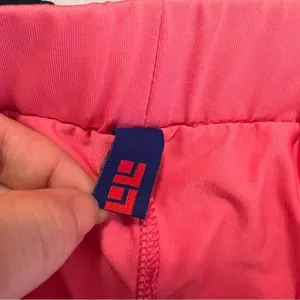 Women's Size XL Pleated Athletic Skort Skirt Shorts Bright Pink Pull On Elastic thumbnail 7
