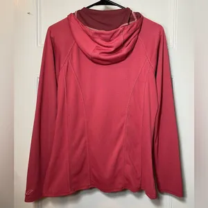 KUHL Full Zip Lightweight Hooded Sweatshirt Outdoor Athleisure Pink Sz Medium thumbnail 11