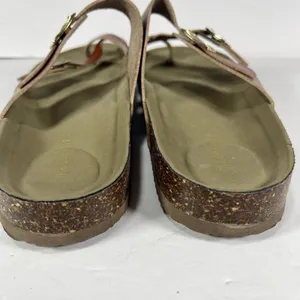 Madden Girl Women's Bryceee Footbed Sandals - Cognac Brown - Size 11M thumbnail 5