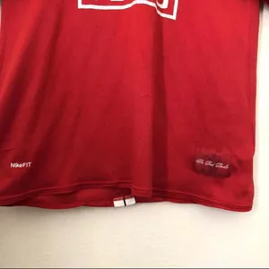 Rooney #10 AIG Manchester United Red Devil 2007-08 Jersey Soccer Football Nike Sz M Some wear as pictured thumbnail 2