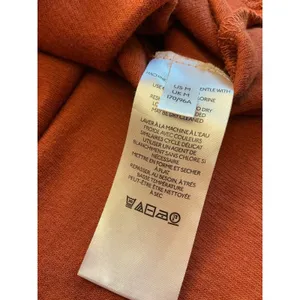 Pilcro Rust Orange Waffle Knit Crochet Bell Sleeve Top Womens Medium‎ M P-13 thumbnail 9