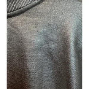 NWT GAIA Free People Metallic Silver Foil Coated Oversized Sweatshirt S Sold Out thumbnail 7