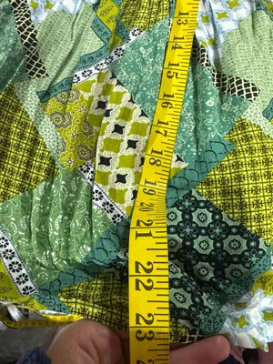 Natural Life Boho Festival Patchwork Print Top Large Sleeveless Straps thumbnail 6