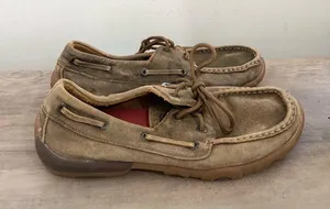Twisted X WDM0003 Brown Leather Moc Driving Boat Casual Shoes Womans Size 7.5 thumbnail 3