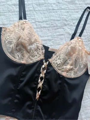 VINTAGE Y2K J.Lo Corset Bra Bustier Top Large NEW Deadstock thumbnail 3
