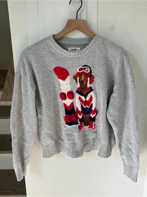 Anthropologie Porridge Jolene Pullover Sweater in Gray thumbnail 2