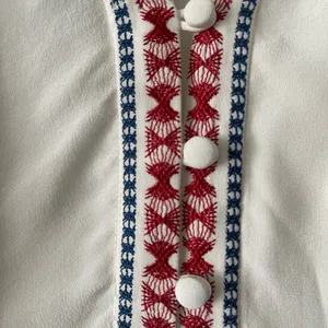 INTERMIX‎ Embroidered Silk Tunic Dress thumbnail 8