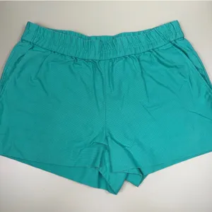 J.Crew Women’s Aqua Cotton Pull-On Shorts Size 8 Casual Elastic Waist thumbnail 1