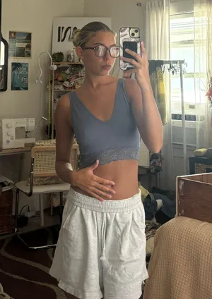 Blue Lace Bralette Top thumbnail 1